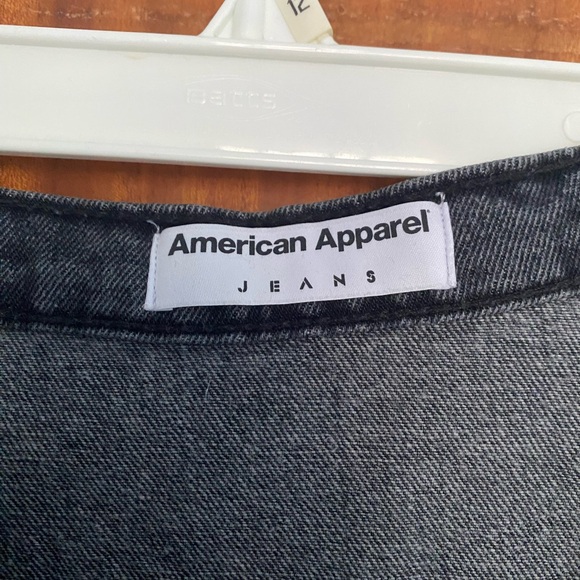 American Appeal Black Denim like Skirt Medium - Picture 3 of 3